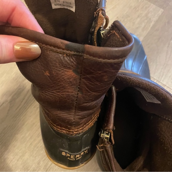 Sperry Brown Saltwater Duck Boots Winter 9 - Picture 13 of 13